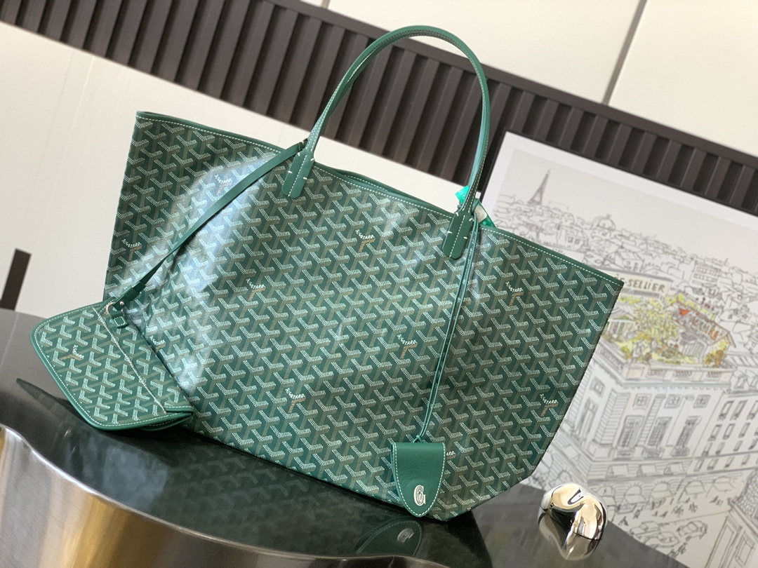 Saint Louis GM Tote Bag In Green